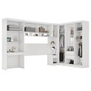 Ver imagem 2 de Guarda-Roupa Modulado Módena Composição 19 Casal 77019 Branco Demóbile