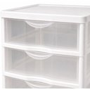 Ver imagem 5 de Gaveteiro 3 Gavetas Mesa Bancada Organizador Documentos Acessorios Armario Multiuso Escritorio Porta