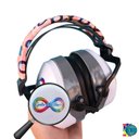 Ver imagem 3 de Abafador Protetor Auditivo Infantil Infinity Color de 26 Db + Jogos Emoções