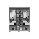 Ver imagem 3 de Guarda Roupa Casal 10PORTAS Vizanno Cinamomo/Of Wht Demóbile