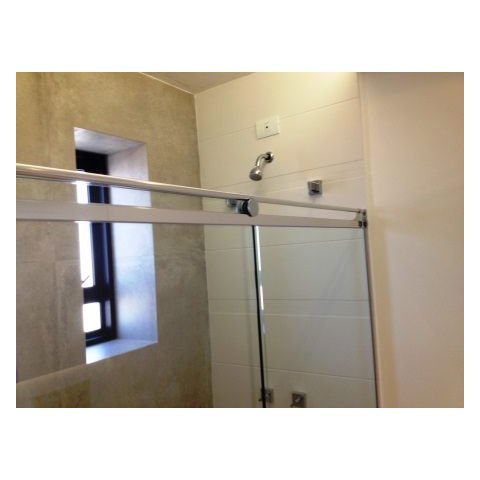 Box Light para Banheiro 1,90x1,30m 8mm Cromado Woodglass Light Cromado