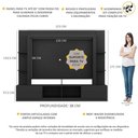 Ver imagem 3 de Estante com Suporte TV 65" e 2 portas Oslo Multimóveis V3386