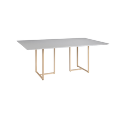 Mesa Jantar Macapá Aço Carbono Preto Tampo Laca Preto + Vidro - 4