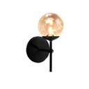 Ver imagem 7 de Arandela Moderna Jabuticaba Preta Globo Bola de Vidro Arevo Iluminação TRANSPARENTE