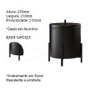 Ver imagem 3 de Kit Banheiro Porta Toalha Duplo Lixeira Suporte Papel Higiênico Porta Toalha Triplo Base de Madeira
