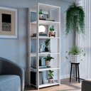 Ver imagem 1 de Estante Livreiro 183x60cm 05 Prateleiras Branco Proddy Branco