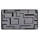 Ver imagem 2 de Tapete Sisal Sala Quarto 2,00x2,50 Preto/ Cinza S-586