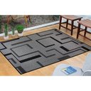 Ver imagem 1 de Tapete Sisal Sala Quarto 2,00x2,50 Preto/ Cinza S-586