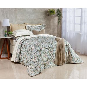 Capa de Edredom Duvet Super King 3Pçs Mel Estampado 400 Fios 100% Algodão Egípcios