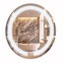 Ver imagem 1 de Espelho Redondo 60cm Iluminação Direta com 2 Leds Touch Reduna