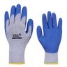 Kit 2 Luvas de Segurança Corrugada Azul Mecânica Grip Volk Proteção Mecânica - 1