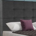 Ver imagem 6 de Cabeceira Queen 158 cm Berlin Veludo Preto Soon