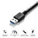 Ver imagem 2 de CABO PARA IMPRESSORA E HD EXTERNO USB A 3.0 MACHO PARA USB B 3.0 MACHO 28AWG PURO COBRE 2 METROS - P