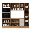Ver imagem 5 de Cozinha Modulada Completa Americana 11 Portas Provence Cinamomo/Off White