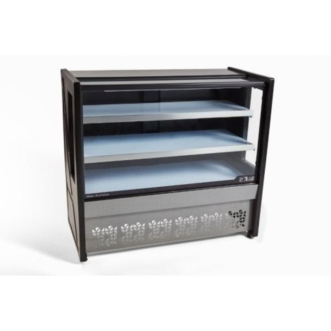 Vitrine Natural Polar 1,75M Preto Platinum PVN