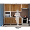 Ver imagem 3 de Cozinha Modulada Compacta com 4 Peças e Tampo Sofia Luciane Móveis