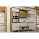 Ver imagem 1 de Kit Cozinha Modulada 4 Peças Princesa 1 Aéreo + 2 Balcões + 1 Paneleiro C6p65 Freijó Off White