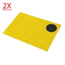 Ver imagem 1 de 2 Jogo Americano Retangular Mesa Posta Amarelo Corino 30x43
