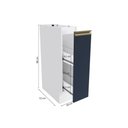 Ver imagem 2 de Nicho Porta Condimentos Celeste Kappesberg 100% Mdf Branco/azul 20cm