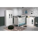 Ver imagem 6 de Berço Americano Danny 2 em 1 Vira Sofazinho Infantil Branco Brilho Quarto de Bebê - Reller