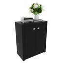 Ver imagem 6 de Balcão para Escritório 60cm com 2 Portas e 1 Prateleira ME4103 Preto
