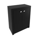 Ver imagem 3 de Balcão para Escritório 60cm com 2 Portas e 1 Prateleira ME4103 Preto