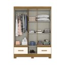 Ver imagem 3 de Guarda Roupa 5 Portas 2 Gavetas B60 Briz