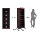 Ver imagem 4 de Estante Multiuso Escritório 171,5x60cm com 5 Prateleiras ME4104