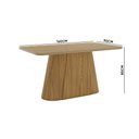 Ver imagem 6 de Mesa Jantar Vidro 160cm Kit 6 Cadeiras Base Aço Preto Boucle Ted H02 - D'Rossi