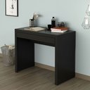 Ver imagem 1 de Escrivaninha Mesa Escritório com ME4107 1 Gaveta 90cm Preto