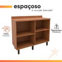 Ver imagem 4 de Balcão Gabinete de Cozinha 2 Portas com Tampo 1,20m Grécia Madeirado/Off White