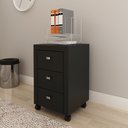 Ver imagem 2 de Gaveteiro 38,5x60,5cm com 3 Gavetas e Rodízio ME4108