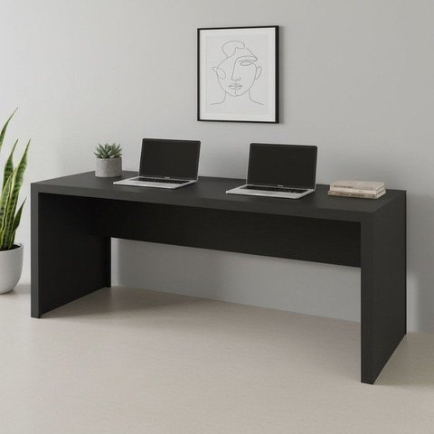 Escrivaninha Mesa Escritório ME4109 163cm Preto