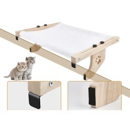 Cama de Gato Suspensa para Fixação em  Janela ou Cama - 5