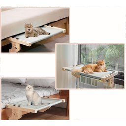 Cama de Gato Suspensa para Fixação em  Janela ou Cama - 8
