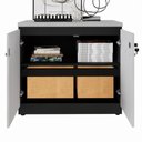 Ver imagem 5 de Balcão de Escritório 80cm 2 Portas com Chave Multimóveis CR25296