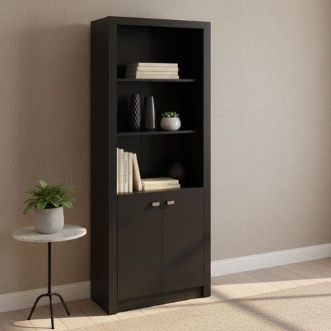 Armário Alto para Escritório 171,5x60cm com 2 Portas e 5 Prateleiras ME4110