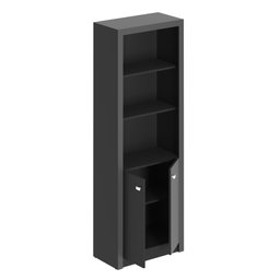 Armário Alto para Escritório 171,5x60cm com 2 Portas e 5 Prateleiras ME4110 - 6