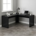 Ver imagem 1 de Escrivaninha Mesa Escritório Angular em L ME4116 157,3cm Preto