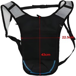 Mochila de Hidratação com Refil 2 Litros Água Corrida Trilha Bike:rosa - 5