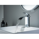 Ver imagem 3 de Torneira Misturador Monocomando Cascata Cromado Quadrado Banheiro 1201 GOWFF Misturador Baixo 1201