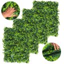 Ver imagem 4 de 13 Quadros Muro Inglês Artificial Samambaia Eucalipto 60x40 Parede Verde Permanente Cobertura Total