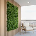 Ver imagem 5 de 13 Quadros Muro Inglês Artificial Samambaia Eucalipto 60x40 Parede Verde Permanente Cobertura Total