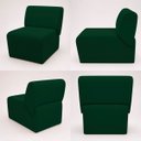Ver imagem 5 de Kit 2 Poltronas Decorativas Zoe Orgânicas Modernas Minimalistas Sala Recepção Luxo Suede