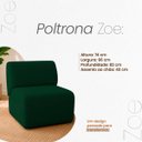 Ver imagem 7 de Kit 2 Poltronas Decorativas Zoe Orgânicas Modernas Minimalistas Sala Recepção Luxo Suede