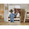 Quadro Decorativo Cowboy Vaqueiro Cavalo Rodeio Quarto Menino Decoração - 2