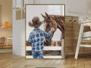 Ver imagem 2 de Quadro Decorativo Cowboy Vaqueiro Cavalo Rodeio Quarto Menino Decoração