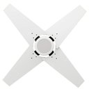 Ver imagem 1 de Ventilador de Teto Com Controle Remoto Natuvent Callis Led 4 Pás Madeira Branco 4000k Branco Neutro