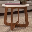 Ver imagem 2 de Mesa de Centro para Sala de Estar 59 Cm 4498 Off White Cedro Arly