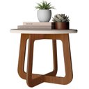 Ver imagem 5 de Mesa de Centro para Sala de Estar 59 Cm 4498 Off White Cedro Arly
